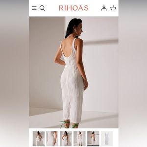 Rihoas Ripple backless dress Medium